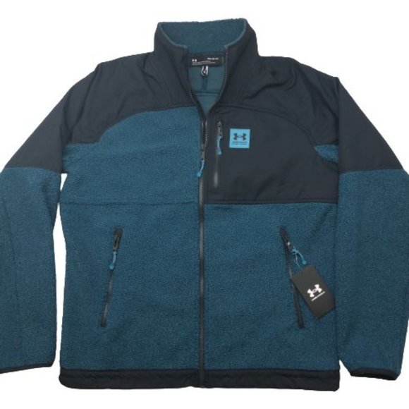 Under Armour Other - Under Armour UA Mens Medium Blue Mission Full Zip Jacket NWT 1366091